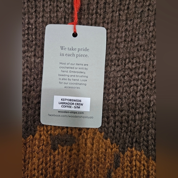 NWT Wooden Ships Labrador Knit Crew - Picture 3 of 7
